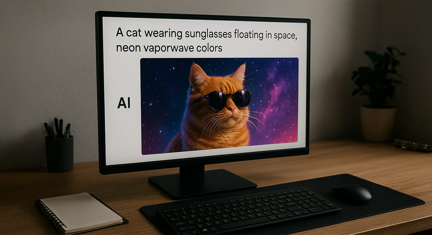 How AI Image Generators Create Photos From Words (Step-by-Step Guide)
