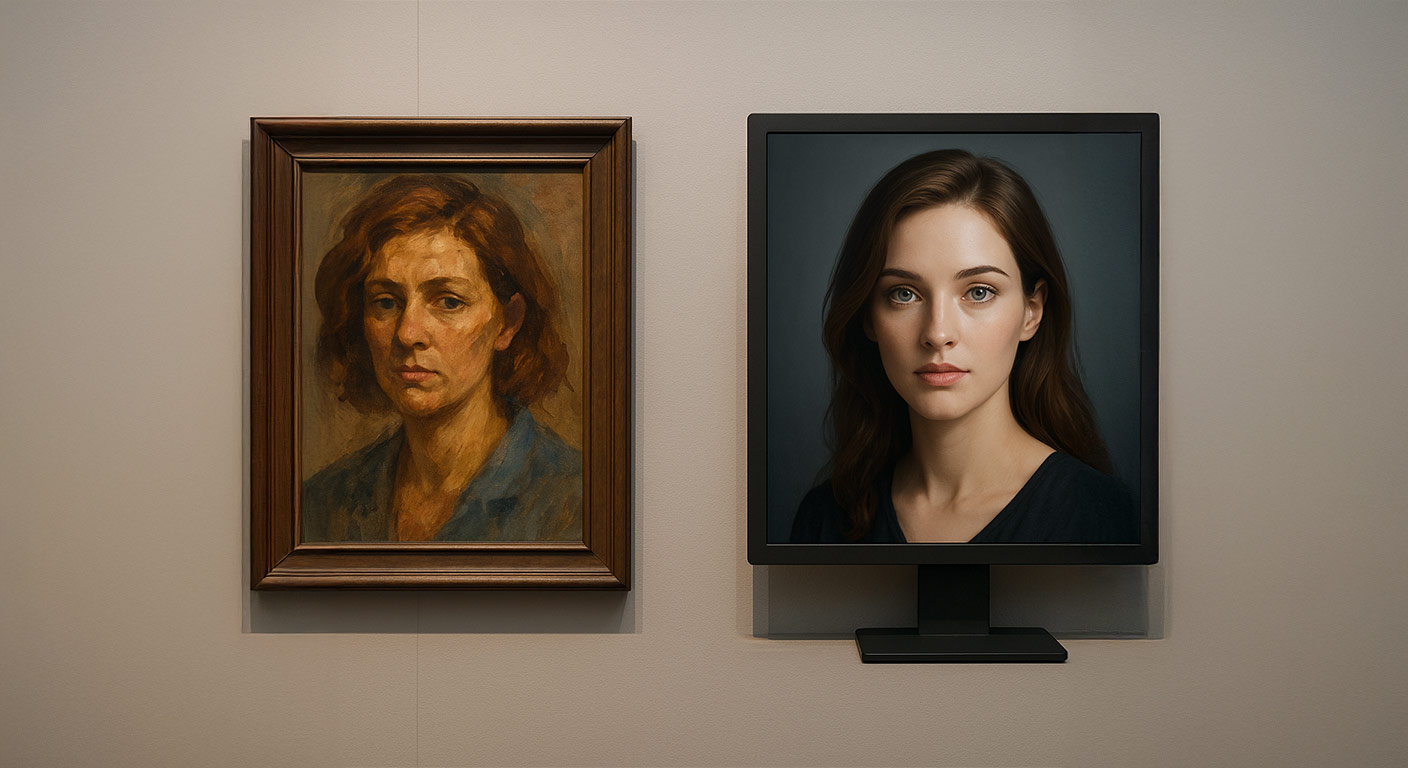 Human Creativity vs Machine Output - Who Really Wins in the Long Run?